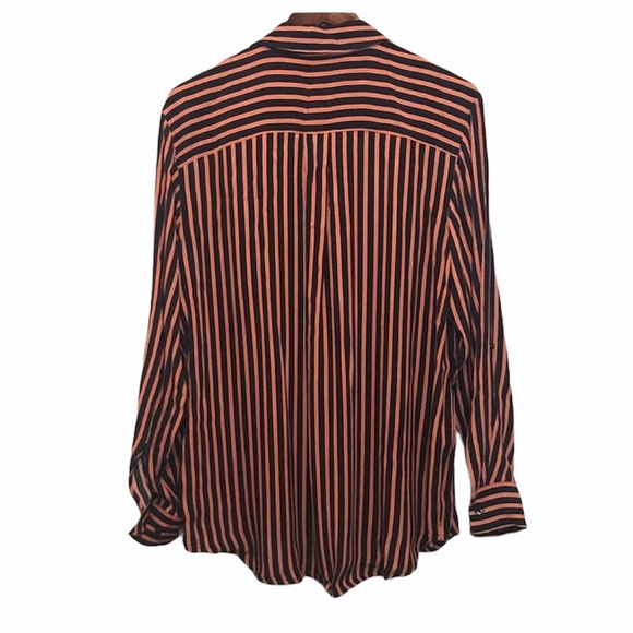 Madison long sleeve button down striped top - Picture 2 of 3